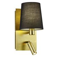 Trio Slaapkamer leeslamp Marriot goud 271470279 - thumbnail