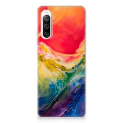 Smartphone hoesje Sony Xperia 10 IV Watercolor Dark