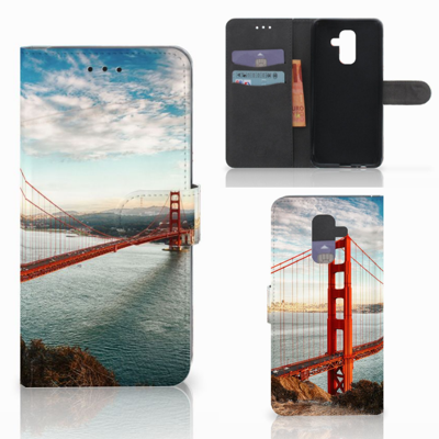 Samsung Galaxy A6 Plus 2018 | Flip Cover | Golden Gate Bridge