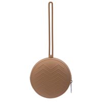 Dutsi - Siliconen Fopspeenhouder met rits - Universeel - Kaneelbruin - thumbnail