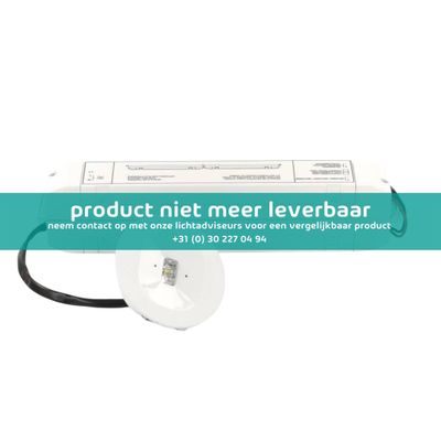 Spazio LSO LED 200 Lumen nood-nood/continu Autonomie 1 uur. IP40