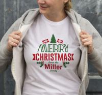 Kerst t shirt Prettige kerstdagen en een gelukkig nieuwjaar