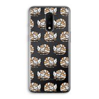 Slapende poes: OnePlus 7 Transparant Hoesje