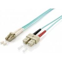 Equip 255317 Glasvezel kabel 15 m 2x LC 2x SC OM3 Turkoois - thumbnail