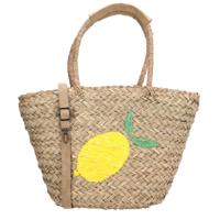 Zebra trends sola rieten mand-Lime