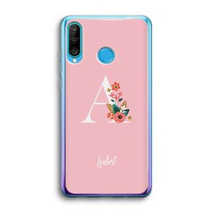 Pink Bouquet: Huawei P30 Lite Transparant Hoesje