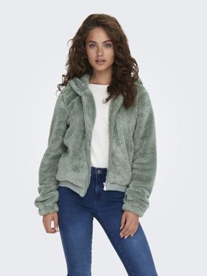 Only Onlnewanna Contact Sherpa Jkt Otw Noos Jackets Lily Pad