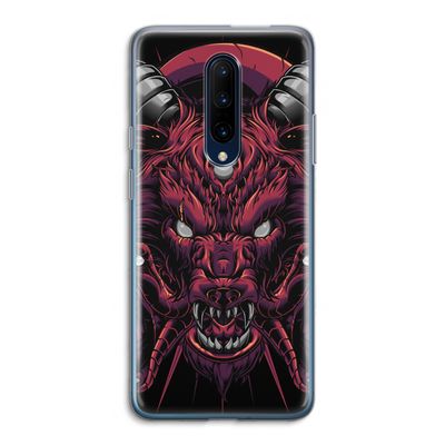 Hell Hound and Serpents: OnePlus 7 Pro Transparant Hoesje