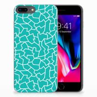 Apple iPhone 7 Plus | 8 Plus | Hoesje maken | Cracks Blue