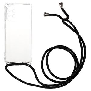 Samsung Galaxy A33 5G TPU Hoesje met Lanyard - Doorzichtig