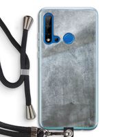 Grey Stone: Huawei P20 Lite (2019) Transparant Hoesje met koord