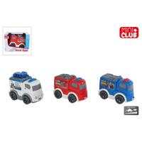Mini Club rescue voertuig free wheel 8cm