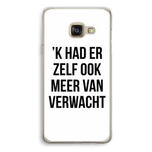 Meer verwacht: Samsung A3 (2017) Transparant Hoesje