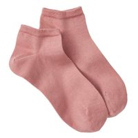 Sneakersokken van bio-katoen met elastaan, roze Maat: 35-38 - thumbnail