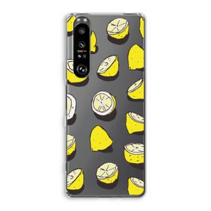When Life Gives You Lemons...: Sony Xperia 1 III Transparant Hoesje
