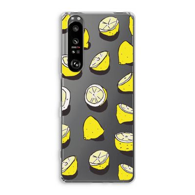 When Life Gives You Lemons...: Sony Xperia 1 III Transparant Hoesje