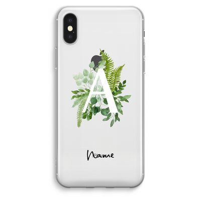 Green Brush: iPhone XS Max Transparant Hoesje