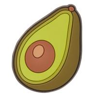 Crocs Avocado Jibbitz Charm Multi Crocs Avocado Jibbitz Charm Multi