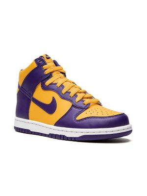 Nike Kids baskets montantes Dunk - Violet