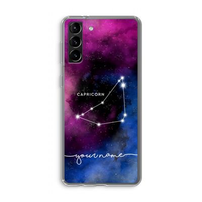 Sterrenbeeld - Donker: Samsung Galaxy S21 Plus Transparant Hoesje
