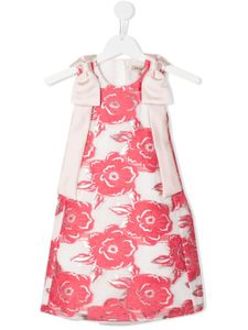 Hucklebones London robe sans manches à roses imprimées