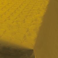 Tafellaken/tafelkleed rol papier - 700 x 120 cm - goudgeel - Lange tafels - Damast papier