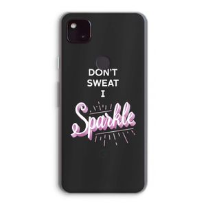 Sparkle quote: Google Pixel 4a 5G Transparant Hoesje