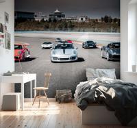 Auto fotobehang Racen op een baan