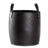 Leen Bakker - Mand Ruben - 37xØ35 Cm - Rubber - Zwart