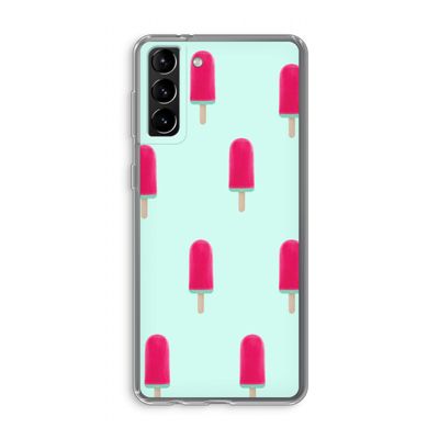 Waterijsje: Samsung Galaxy S21 Plus Transparant Hoesje