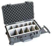 Peli 1514 zwarte trolley met dividers 501x279x193 mm - thumbnail