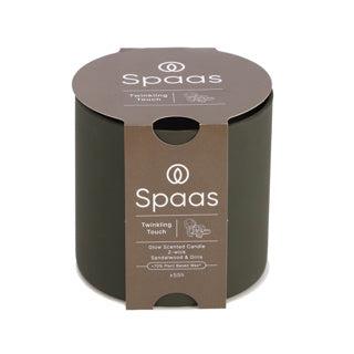 Spaas glow geurkaars 2-wiek 55u - twinkling touch