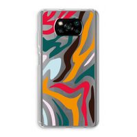 Colored Zebra: Xiaomi Poco X3 NFC Transparant Hoesje