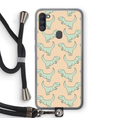 Dinos: Samsung Galaxy A11 Transparant Hoesje met koord
