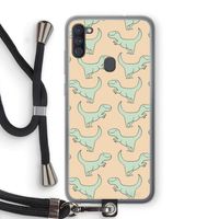 Dinos: Samsung Galaxy A11 Transparant Hoesje met koord