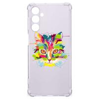 Samsung Galaxy M54 Stevig | Bumper Hoesje | Cat Color