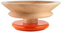 Alessi Schaal Twergi - ES15 1 - Rood - ø 30 cm - Design door Ettore Sotsass
