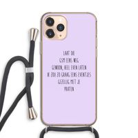 GSM: iPhone 11 Pro Transparant Hoesje met koord