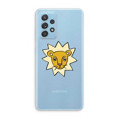 Kleine leeuw: Samsung Galaxy A73 Transparant Hoesje