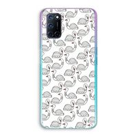 Zwanen: Oppo A92 Transparant Hoesje Zwanen: Oppo A92 Transparant Hoesje