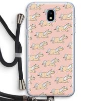 Ponys: Samsung Galaxy J5 (2017) Transparant Hoesje met koord