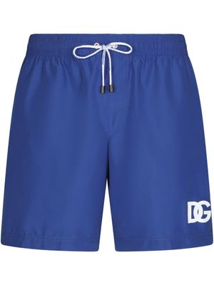 Dolce & Gabbana short de bain à design colour block - Bleu