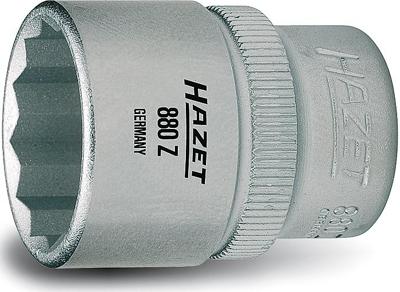 HAZET Plug-in sockets 3/8" 12mm 12-edge l1= 27.0mm