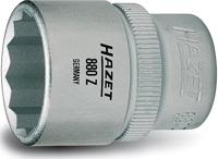 HAZET Plug-in sockets 3/8" 12mm 12-edge l1= 27.0mm