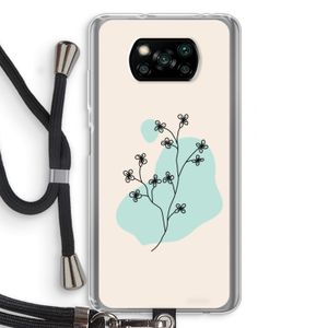 Love your petals: Xiaomi Poco X3 NFC Transparant Hoesje met koord
