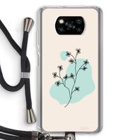 Love your petals: Xiaomi Poco X3 NFC Transparant Hoesje met koord