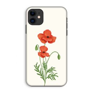 Red poppy: iPhone 11 Tough Case