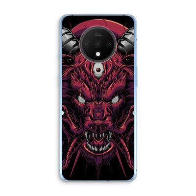 Hell Hound and Serpents: OnePlus 7T Transparant Hoesje