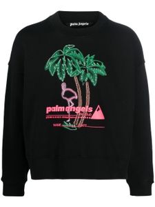 Palm Angels sweat à logo Ski Club imprimé - Noir