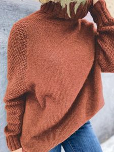 Casual Loose Turtleneck Sweater tunic